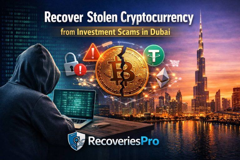 How to Recover Stolen Cryptocurrency From Investment Scams in Dubai.